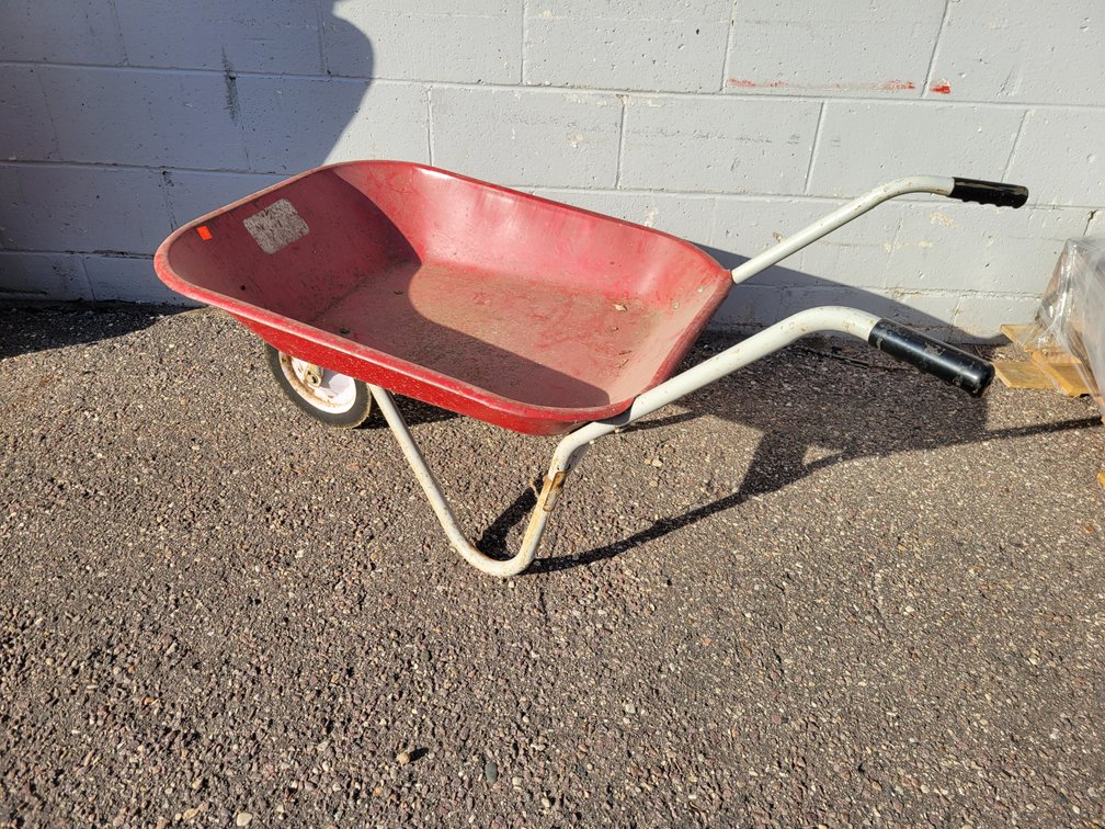 Wheelbarrow with Hard Tire and Steel Tub