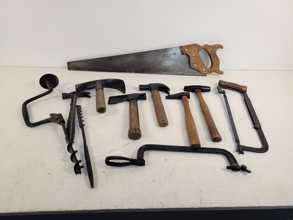 Antique Hammers, Saws and More