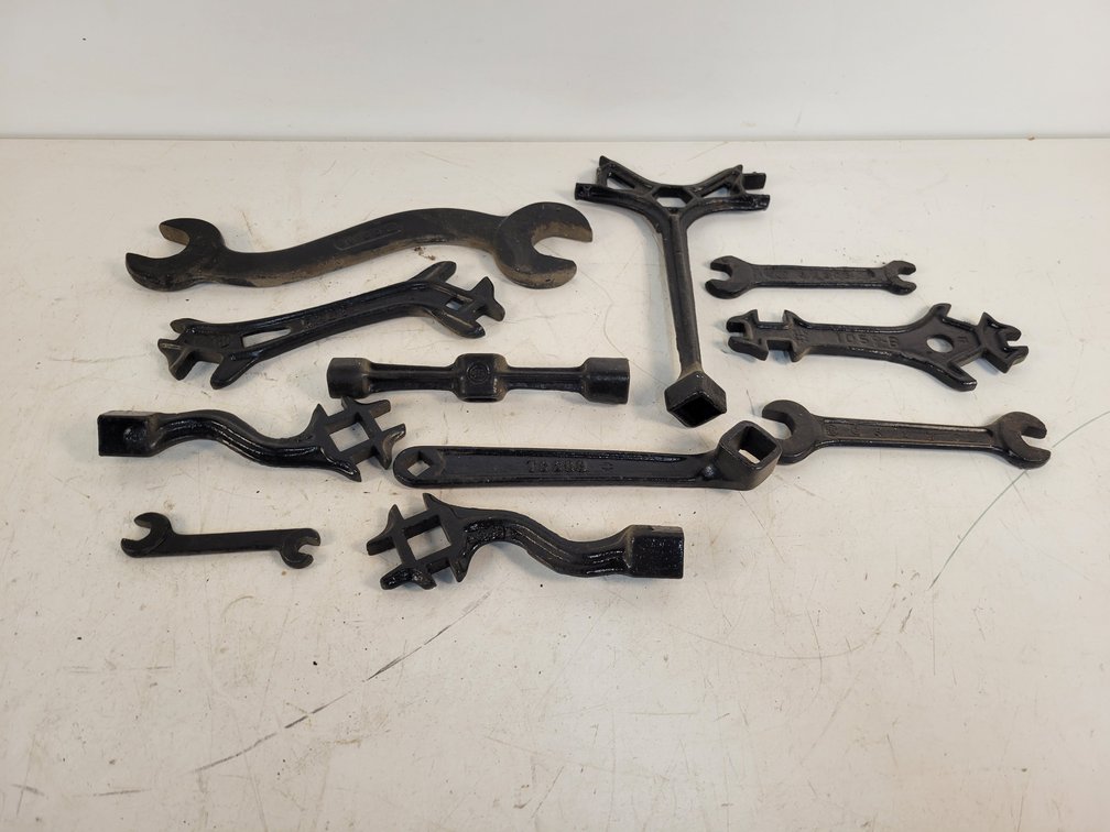 (11) Antique International Harvester Tractor Wrenches