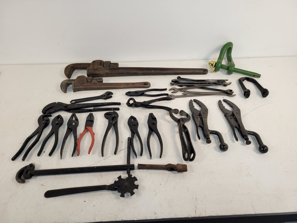 Vintage Pliers, Pipe Wrenches and More