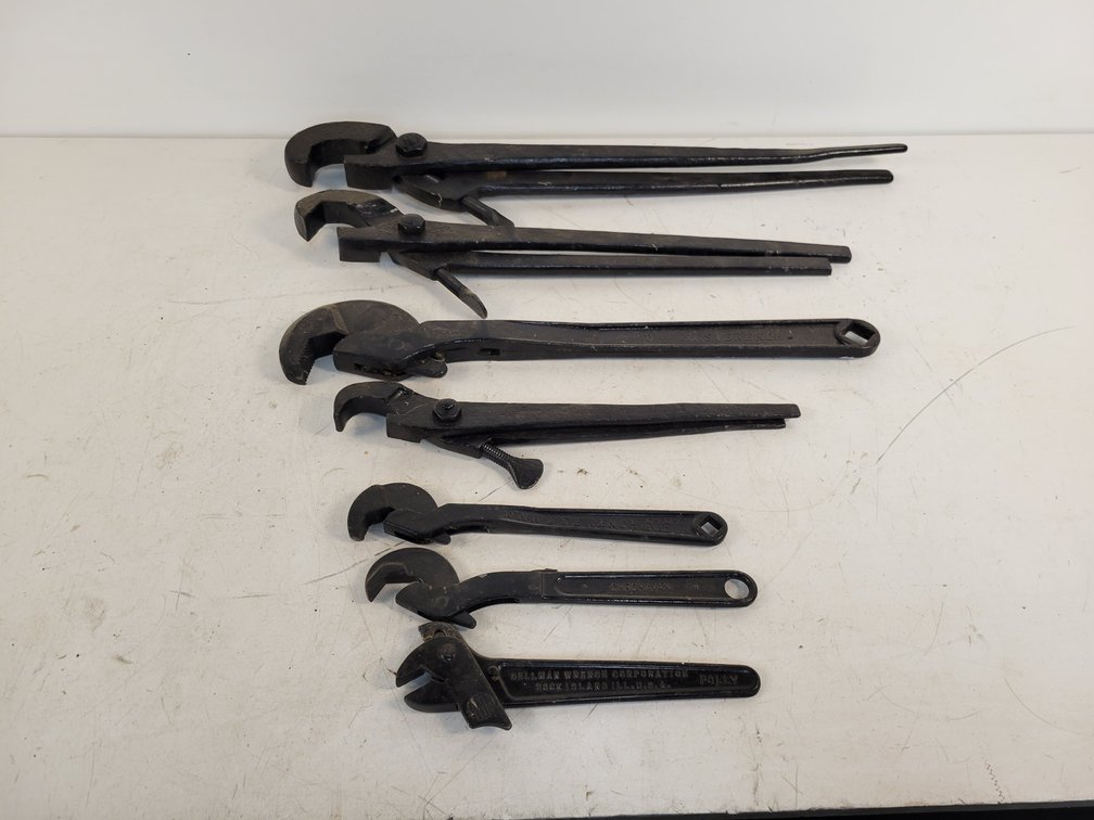 Antique Pipe/Buggy Axle Wrenches and More