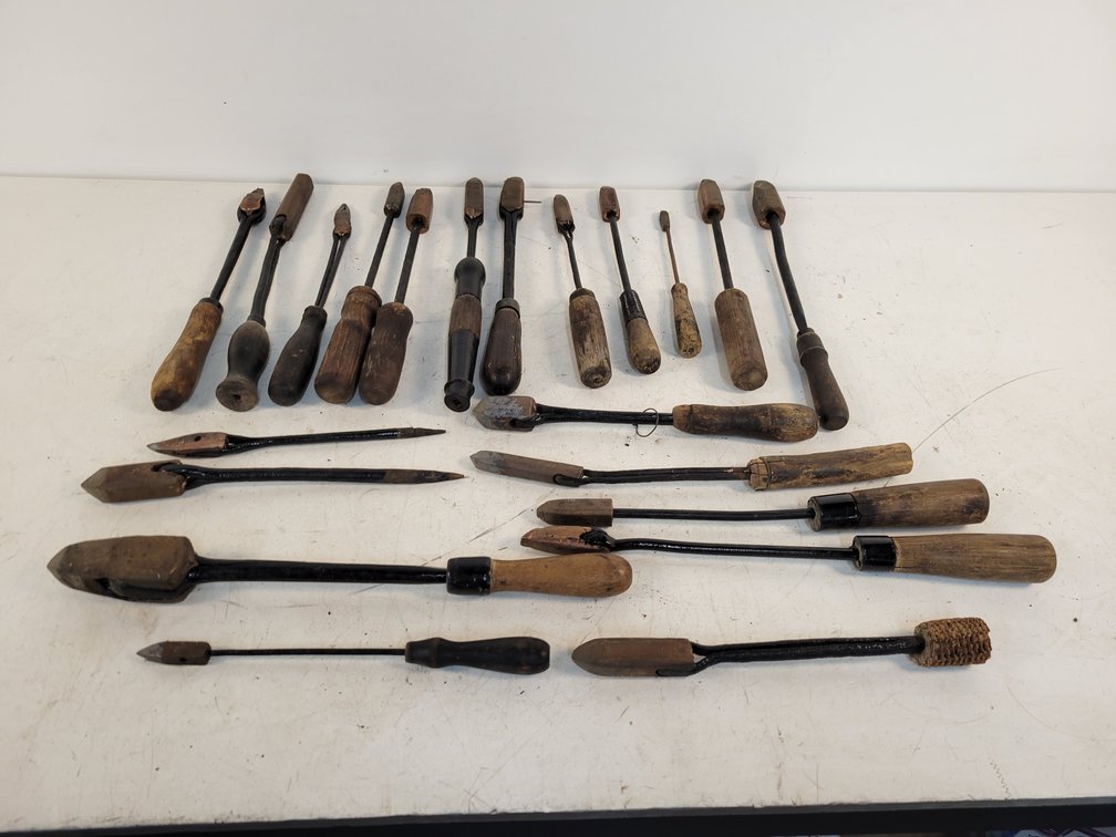 (21) Antique Soldering Irons