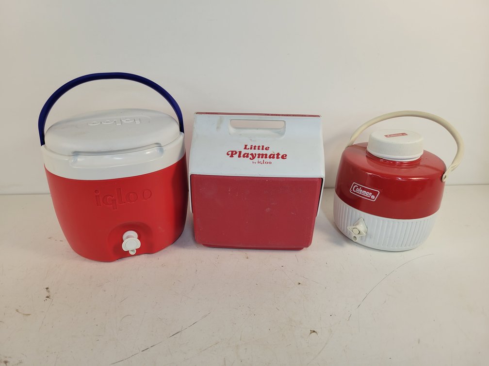 igloo Lunch Cooler and (2) Water Jugs