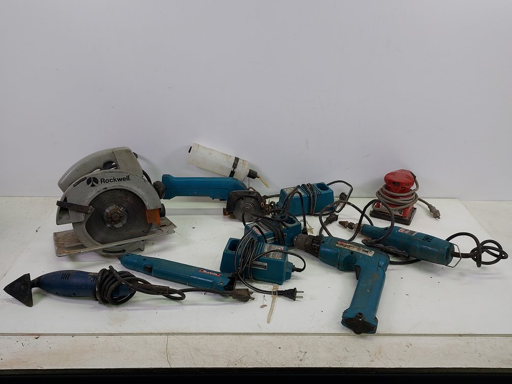 Makita, Ryobi & Rockwell Corded & Cordless Tools
