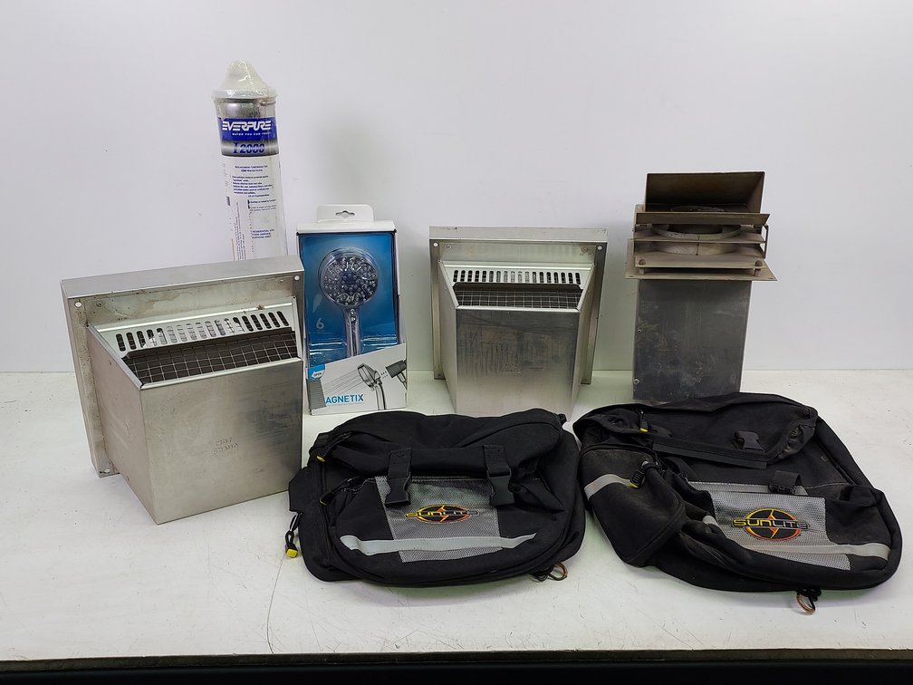 (2) Sunlite Backpacks, Vents, Showerhead & More