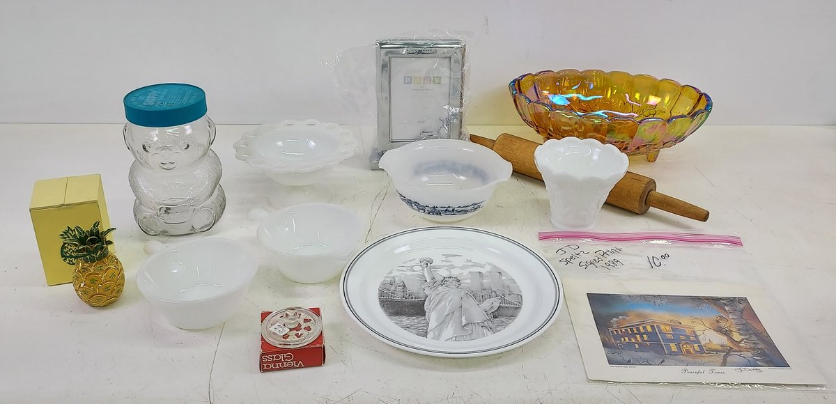 Misc. Glassware Lot & More