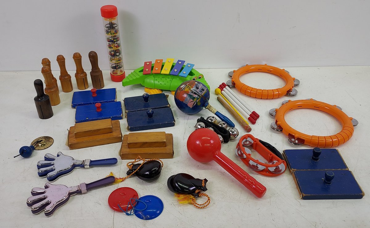 Lot of Vintage Children's Instruments