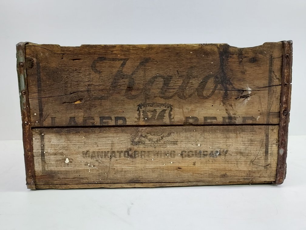 Vintage Kato Brewing Wood Crate