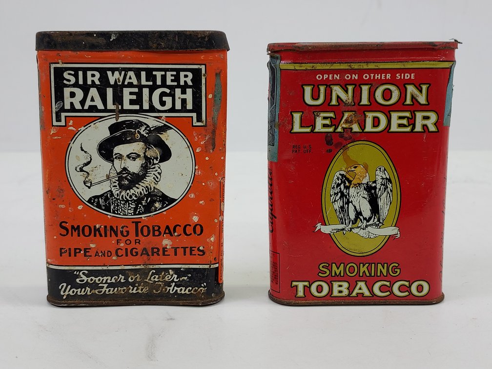 (2) Vintage Tobacco Tins
