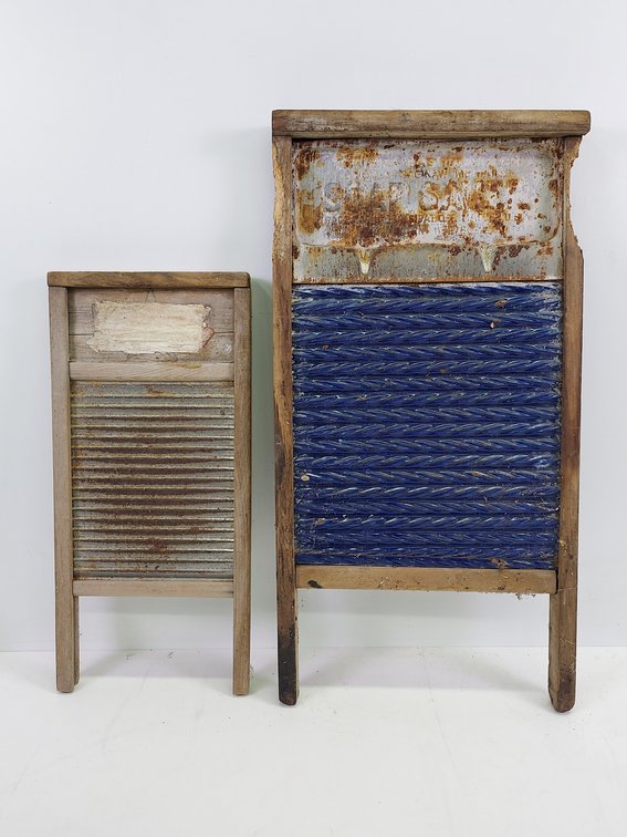 (2) Vintage Washboards