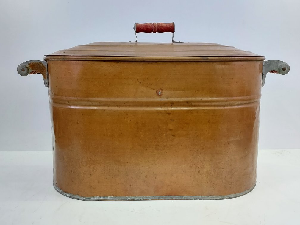 Vintage Revere Copper Wash Boiler With Lid
