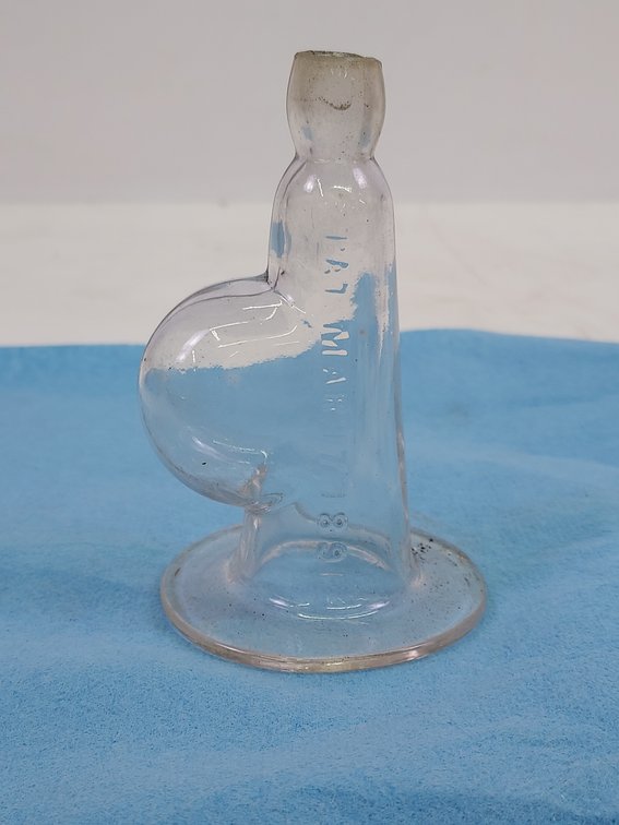Antique Whitall, Tatum & Co. Glass Breast Pump