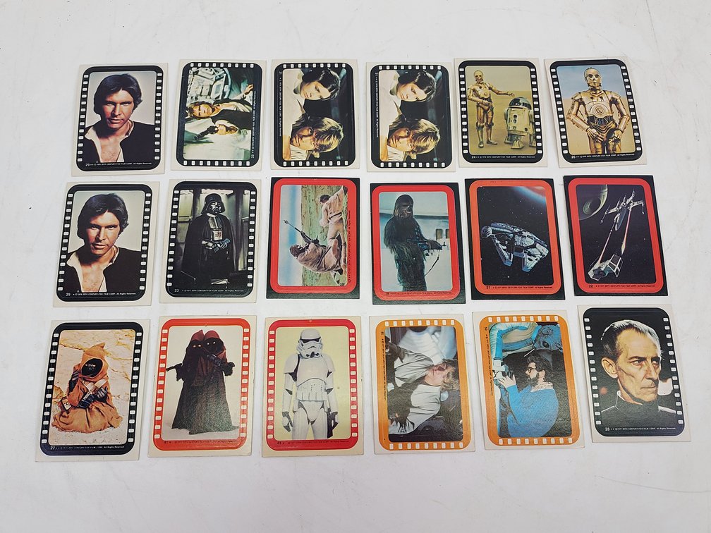 (18) Vintage 1977 & 1978 Star Wars Stickers