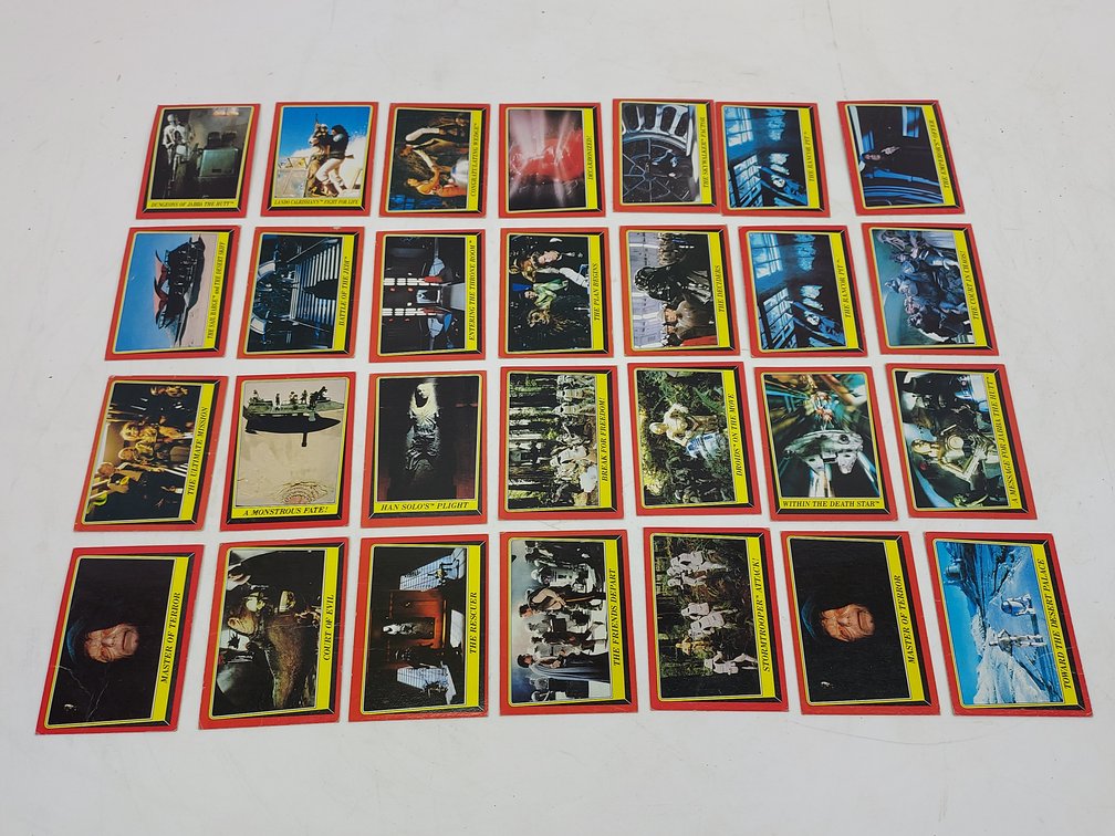 (27) Vintage 1983 Topps Star Wars: Return of the Jedi Cards