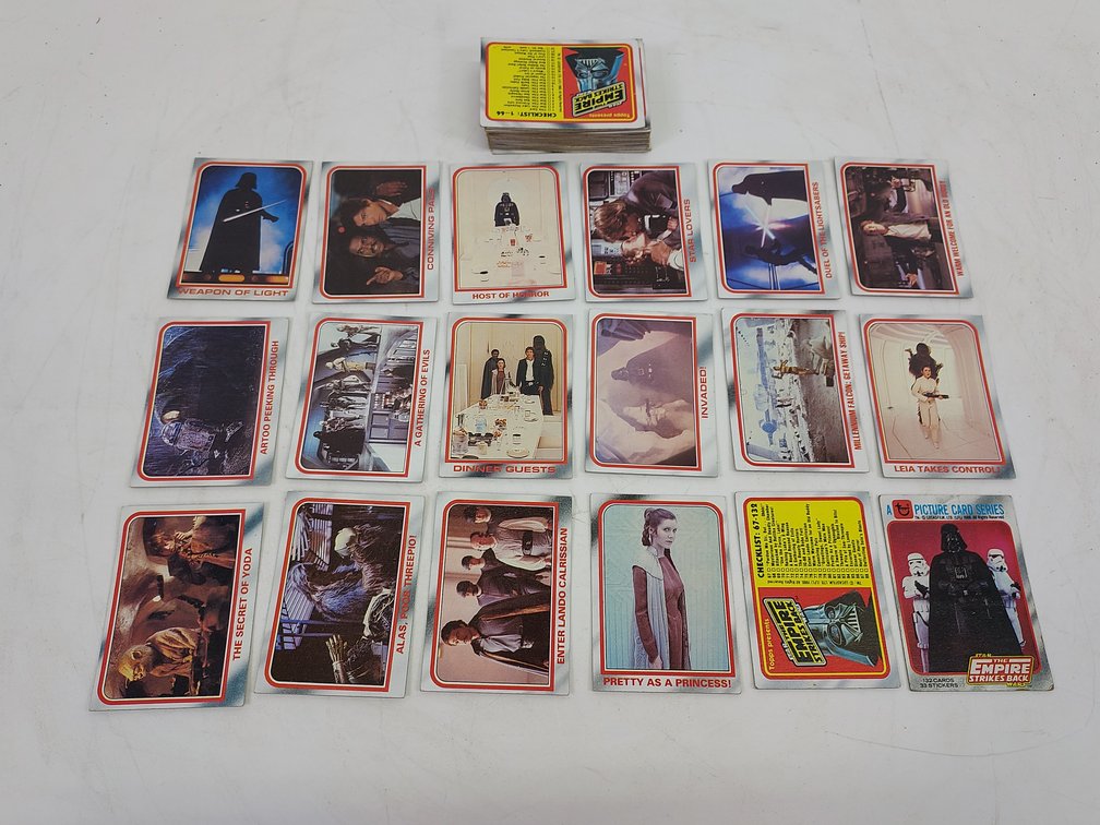 Vintage 1980 Star Wars: Empire Strikes Back Series I Cards