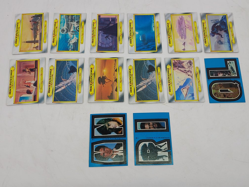 Vintage 1980 Star Wars: Empire Strikes Back Cards & Stickers
