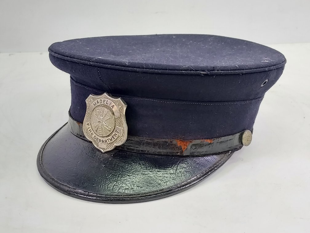 Vintage Madelia Fire Department Dress Hat