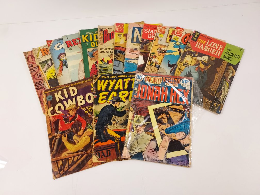 (15) Western Comic books