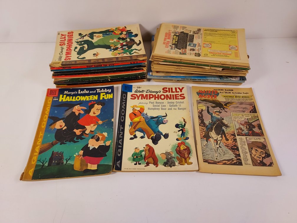 (12) DELL "Giant" Comic Books and More