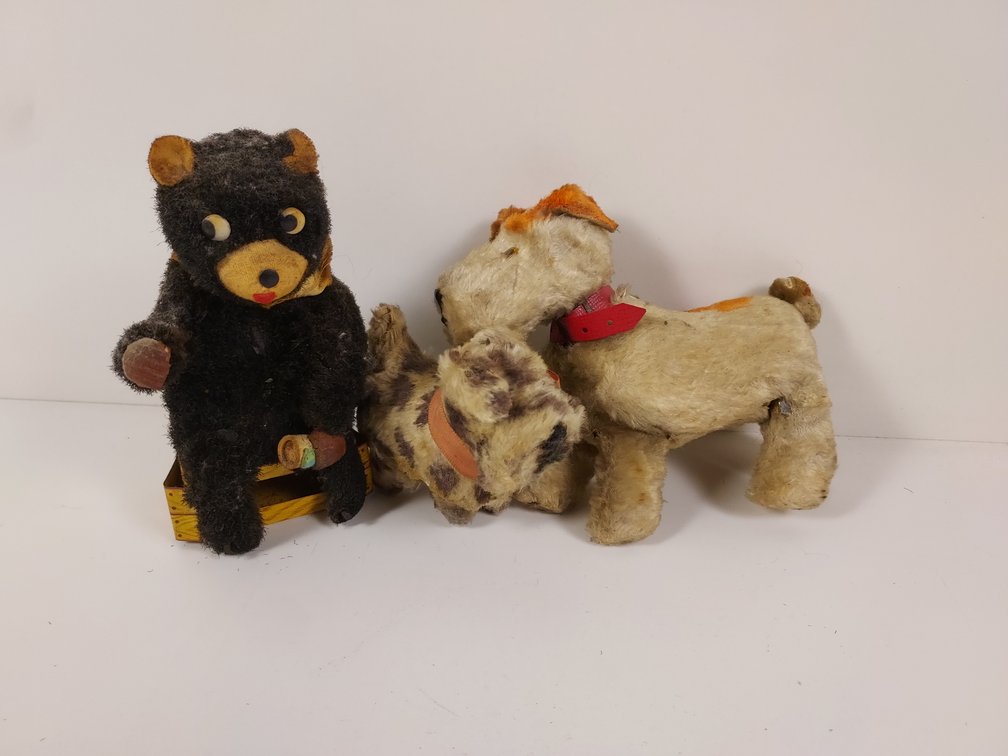 (3) Vintage Tin Wind-Up Toys