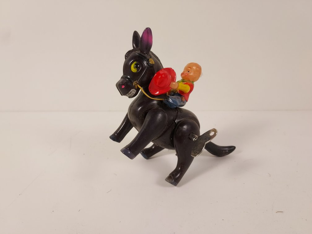 Modern Toys "Bucking Bronco" Plastic Wind-Up Toy - Made in Japan
