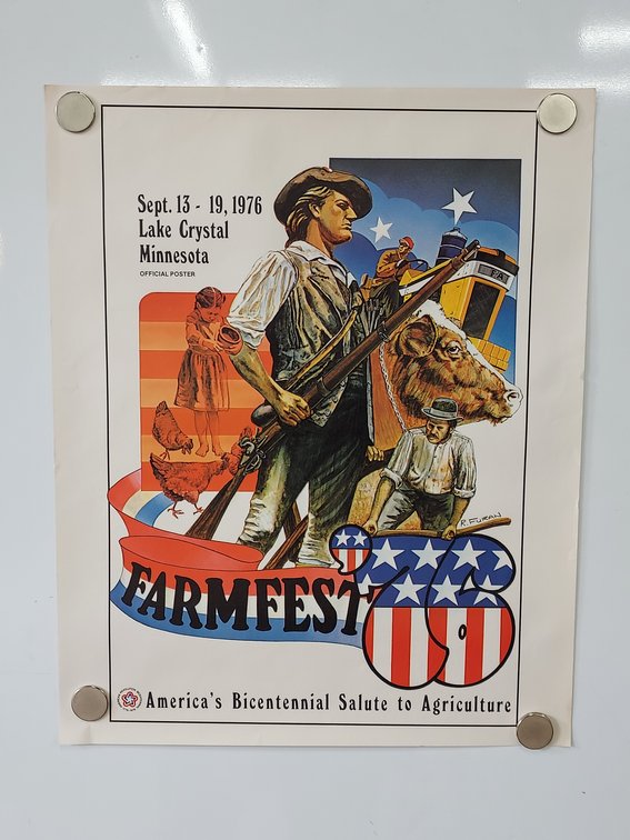 (5) Vintage 1976 Farmfest Posters (Lake Crystal, MN)