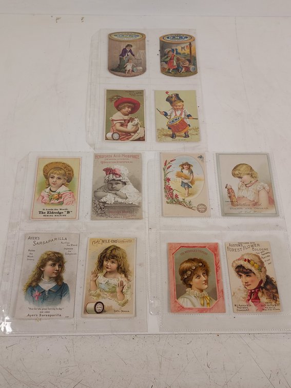 (12) Various Antique Trade Cards