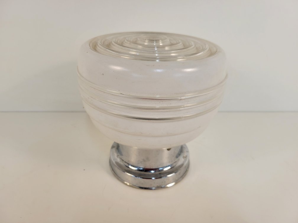 Vintage Glass Globe Ceiling Light Fixture