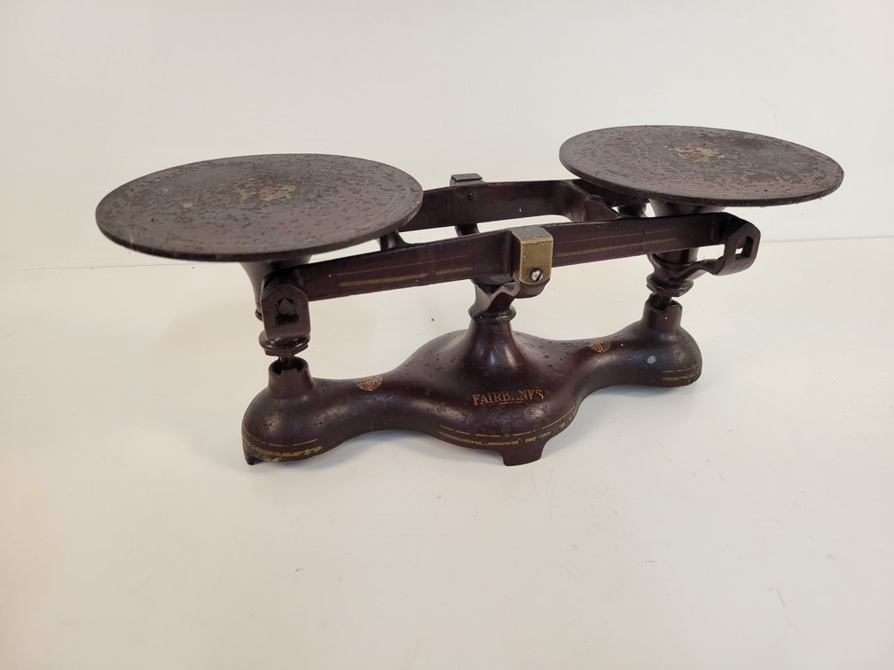 Antique Fairbanks Cast Iron Balance Scale
