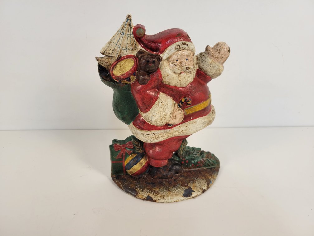 Cast Iron Santa Clause Door Stop