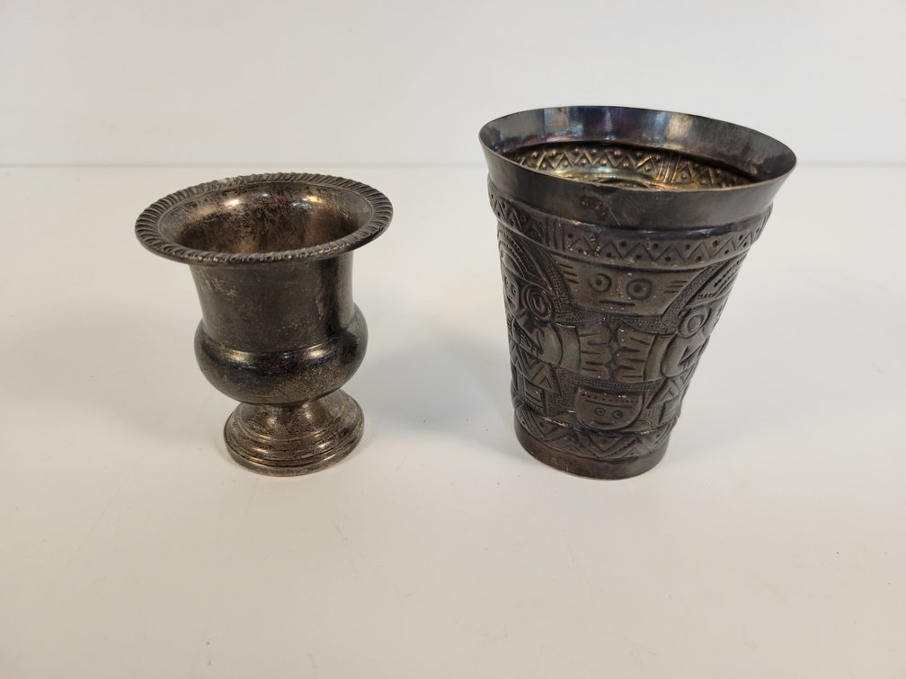 (2) Sterling Silver Cups