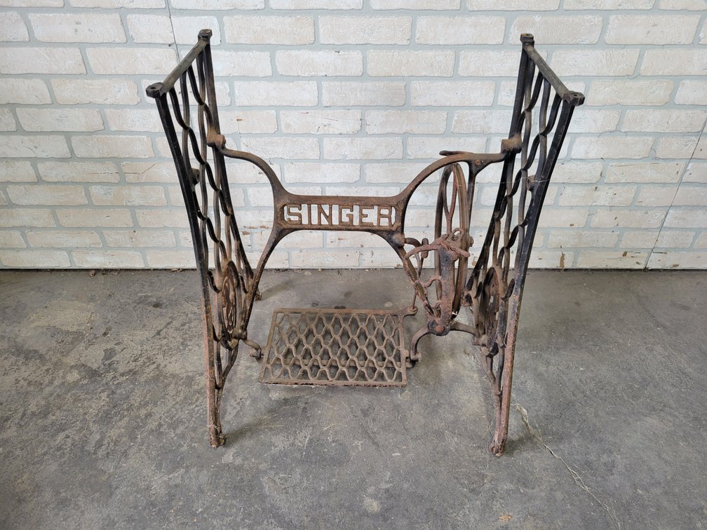 Antique Singer Cast Iron Sewing Machine Stand