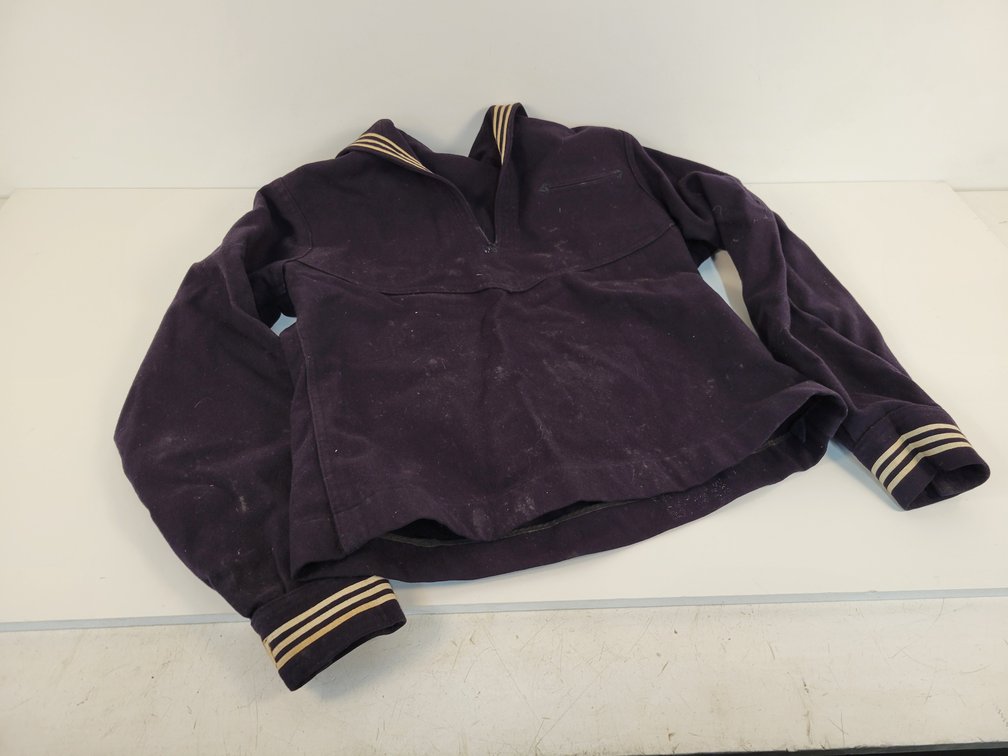Vintage Blue Dress US Navy Wool Uniform