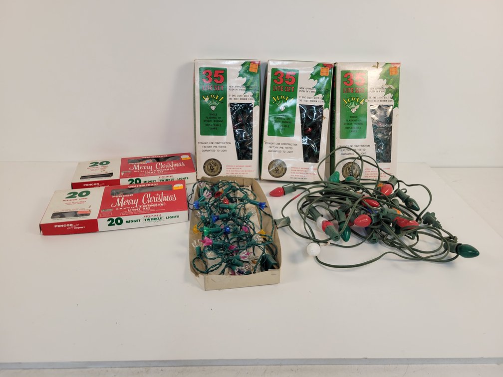 Vintage Christmas Light Sets