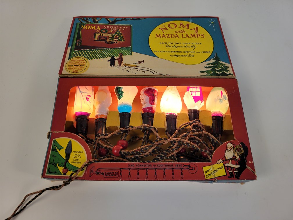 Vintage NOMA Specialty Christmas Lights in Original Box