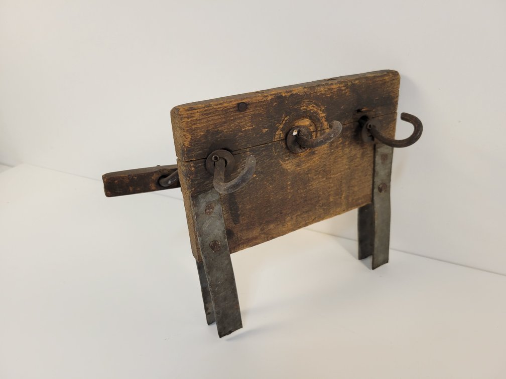 Antique Wood/Metal Rope Maker