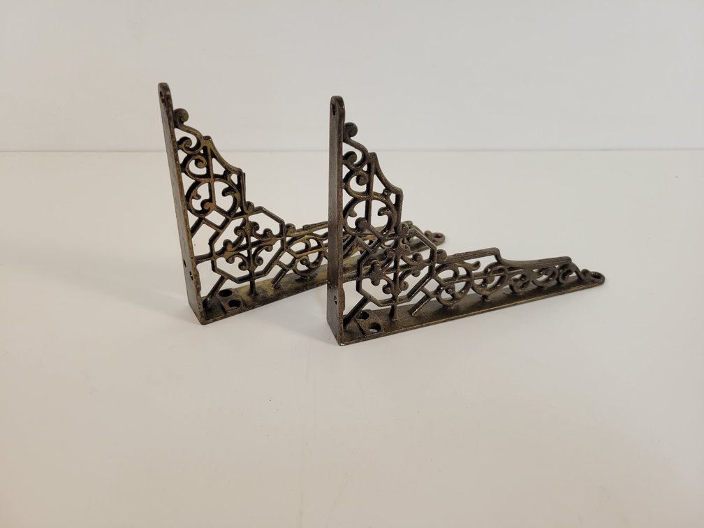 Ornate Cast Iron Shelf Brackets