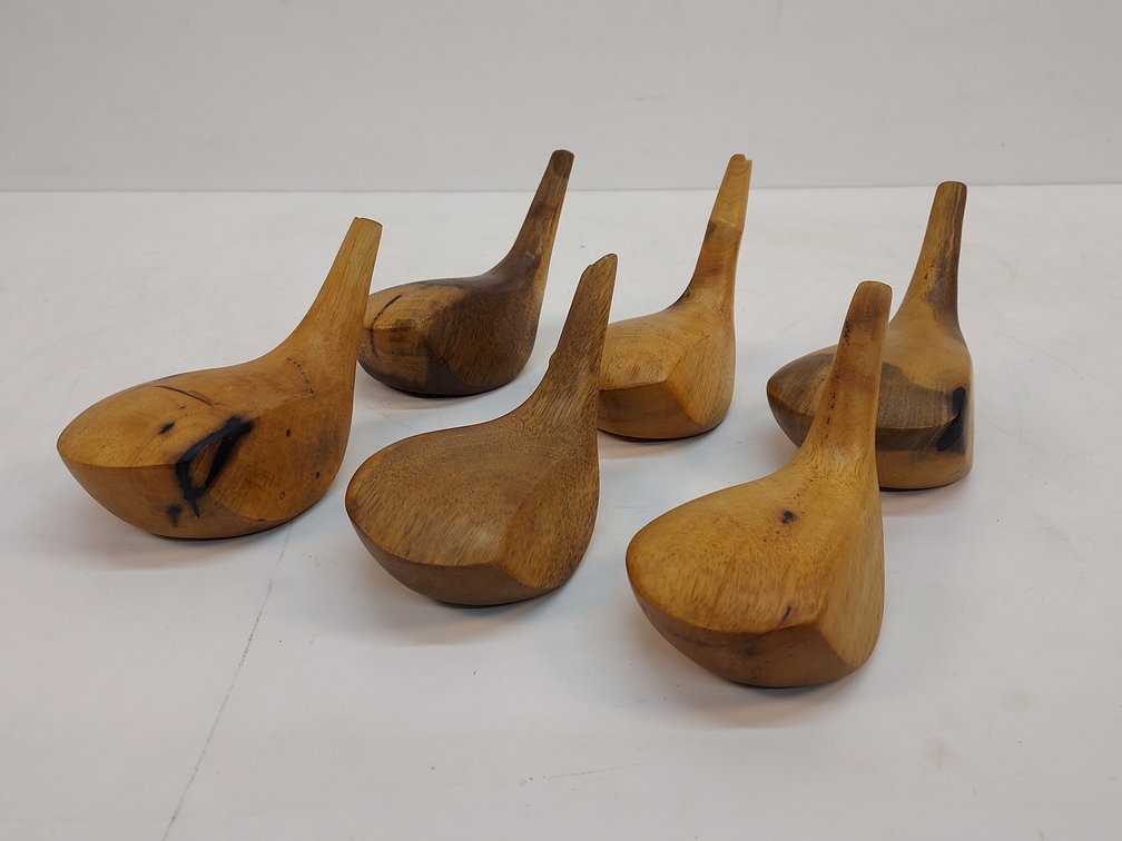 (6) Decorative Golf Club Wood Heads