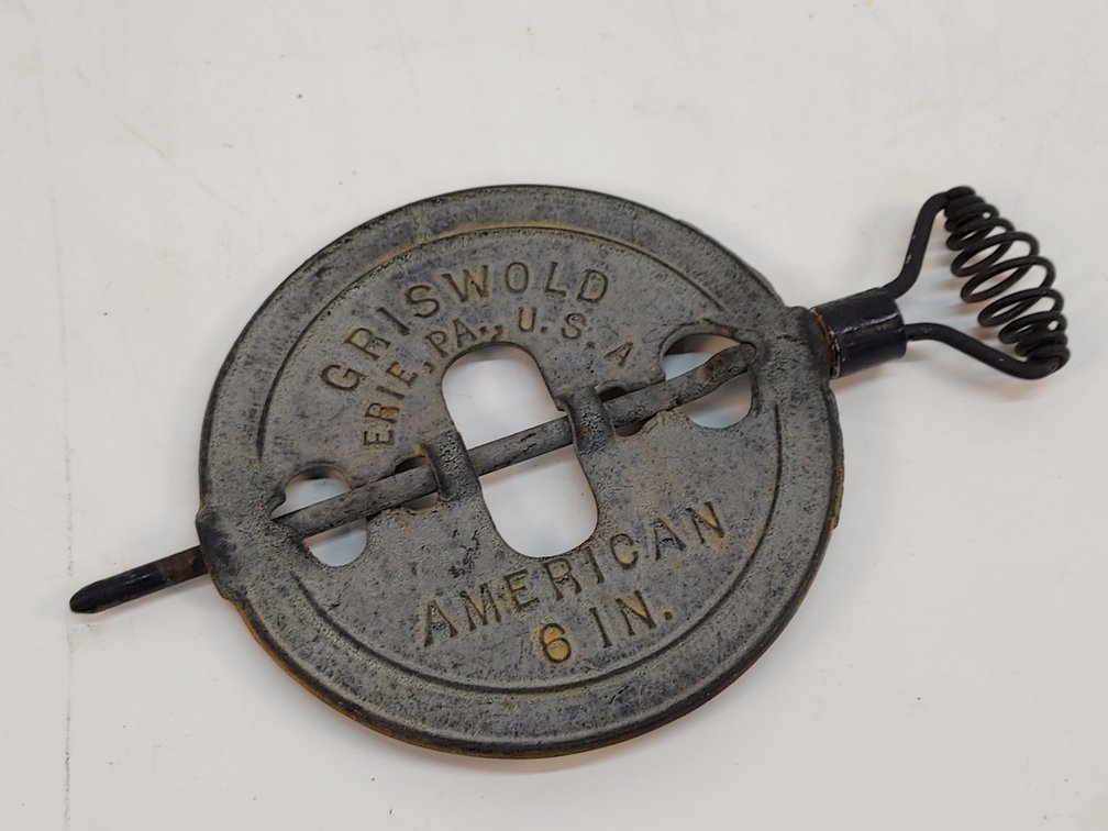 Vintage Cast Iron Griswold 6" Stove Pipe Damper