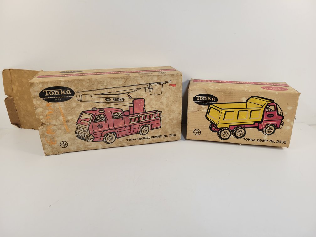 (2) Vintage TONKA Truck Boxes