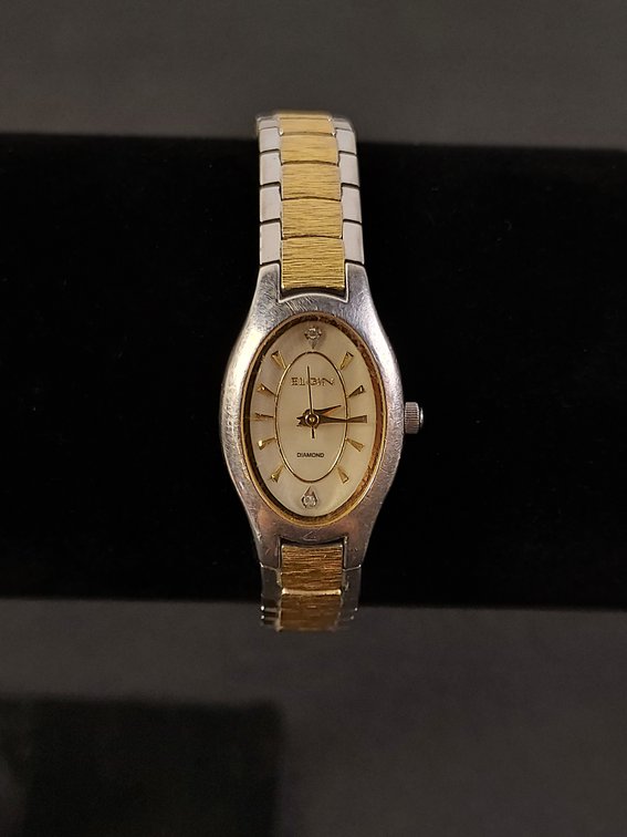 Vintage Elgin Diamond Ladies Wristwatch
