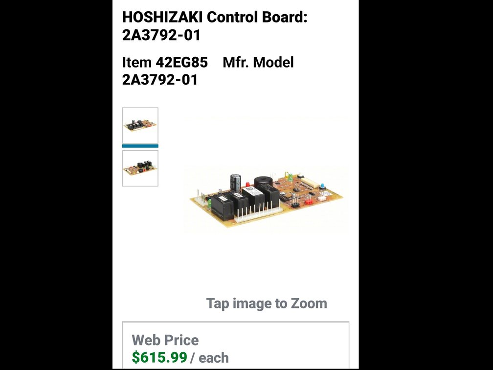 Hoshizaki control board