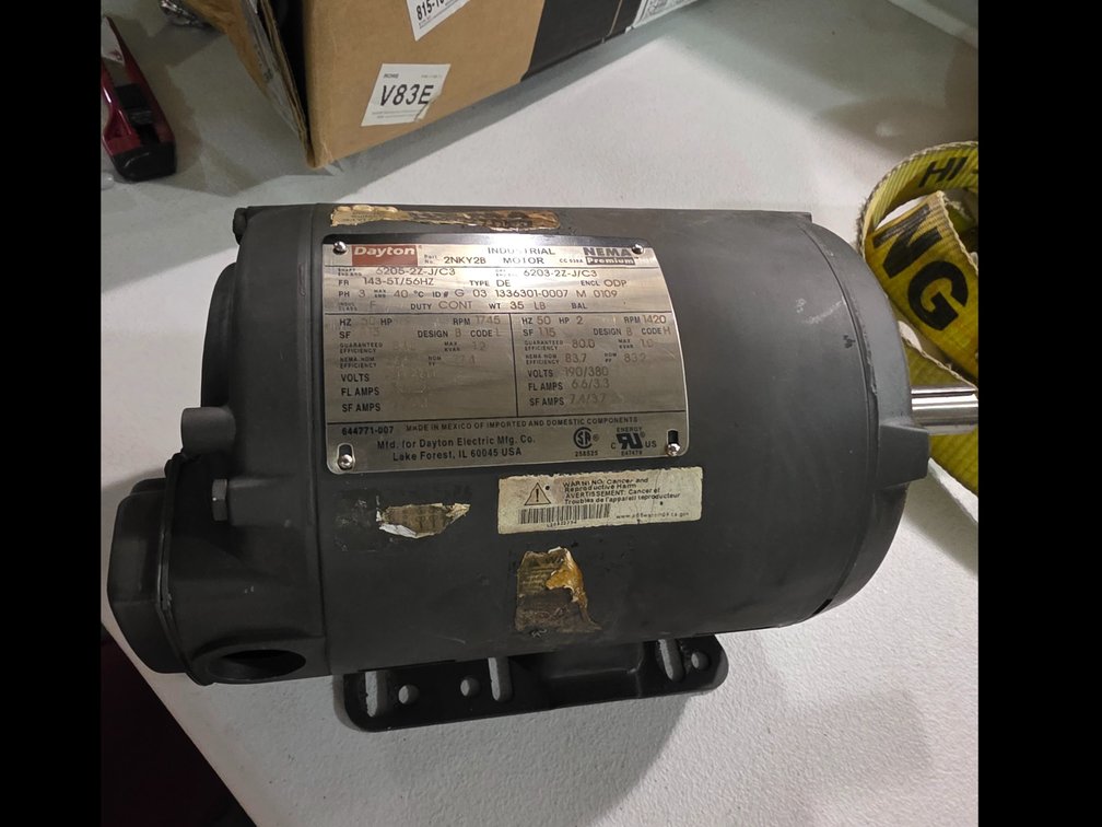Dayton industrial motor
