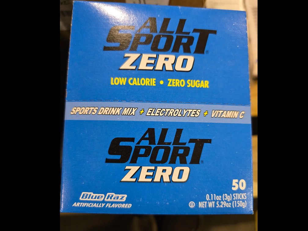 (2x)All sport zero electrolyte drink mix