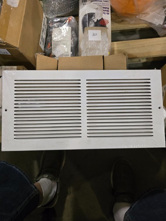 Vent grate 8 x 16.