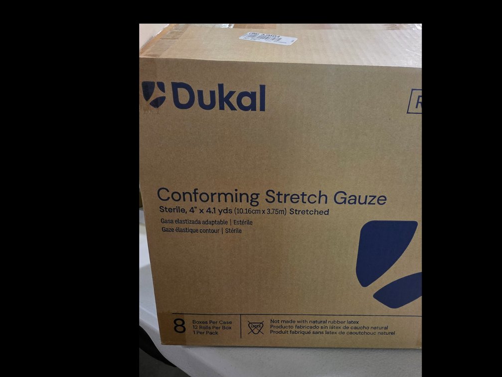 Case of 8boxes of 12 Conforming stretch Gauze