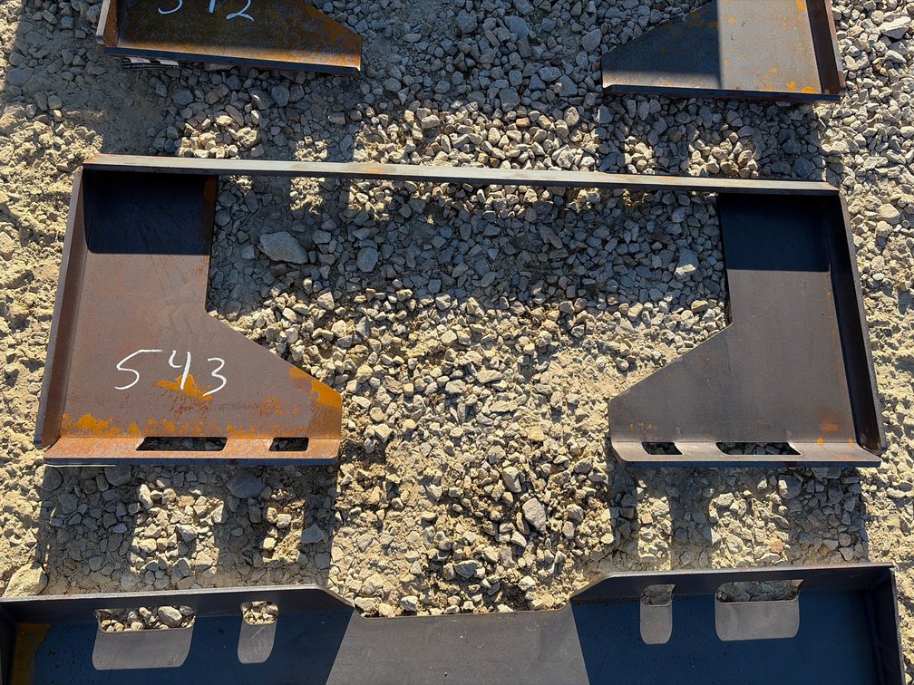Unused Skid Steer Quick Attach Plate