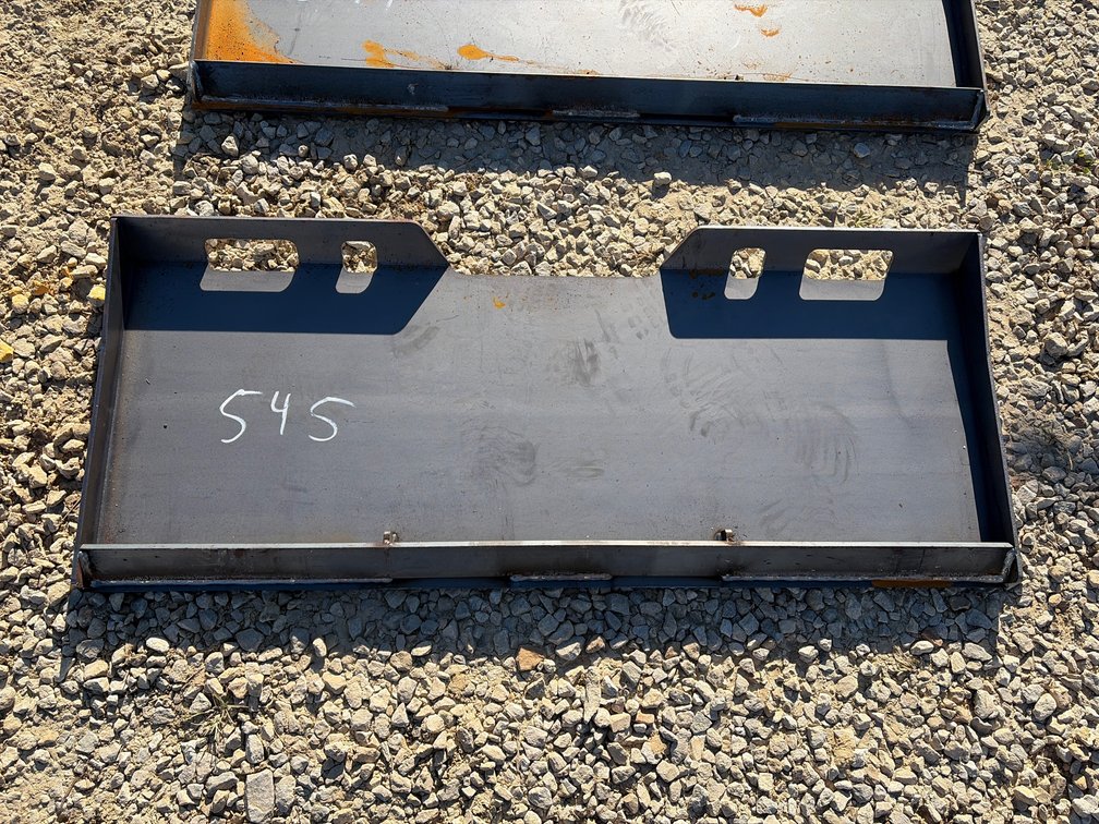 Unused Skid Steer Quick Attach Plate 1/4”