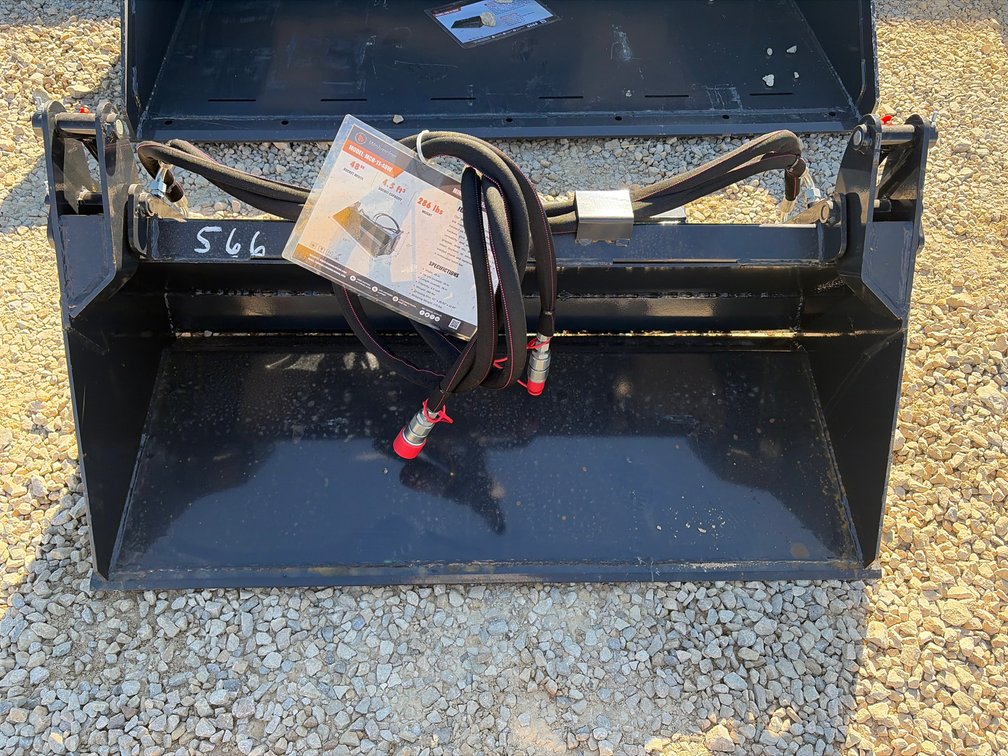 Unused Wolverine Mini Skid Steer 48” Combo Bucket