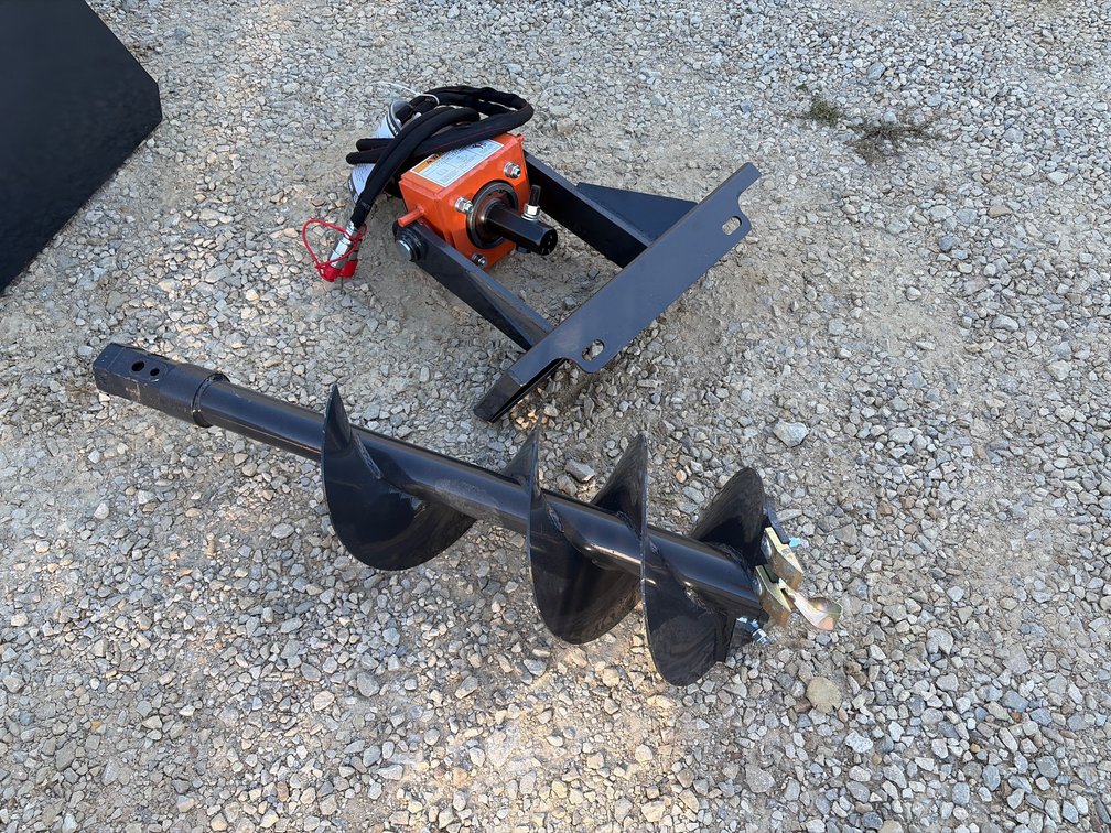 Unused Wolverine Mini Skid Steer Auger & Bit